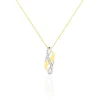 Histoire d'Or Collier Helene Or Bicolore Diamant