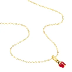 Histoire d'Or Collier Helidie Coccinelle Or Jaune