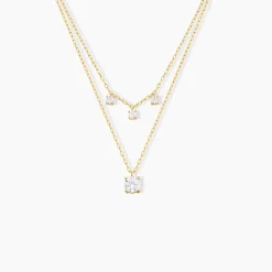 Histoire d'Or Collier Hermanni Or Jaune Oxyde De Zirconium