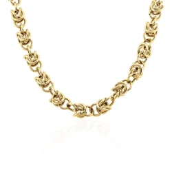 Histoire d'Or Collier Huda Acier Jaune