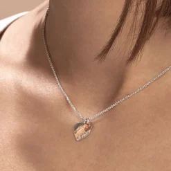 Histoire d'Or Collier Iella Argent Bicolore