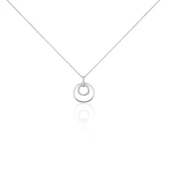 Histoire d'Or Collier Ignaza Or Blanc Diamant