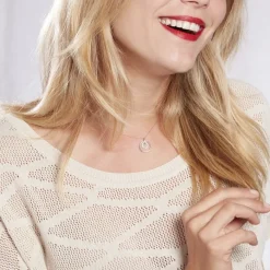 Histoire d'Or Collier Ignaza Or Blanc Diamant