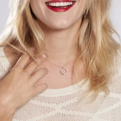 Histoire d'Or Collier Ignaza Or Blanc Diamant