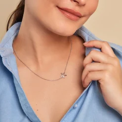 Histoire d'Or Collier Inessa Argent Blanc Oxyde De Zirconium