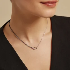 Collier Infini Pop De Zirconium-Histoire d'Or Clearance