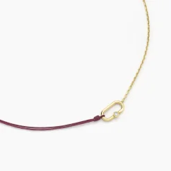 Histoire d'Or Collier Infini Pop Argent Jaune Oxyde De Zirconium