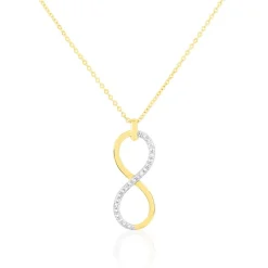 Histoire d'Or Collier Infino Or Jaune Diamant