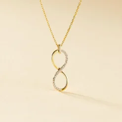 Histoire d'Or Collier Infino Or Jaune Diamant
