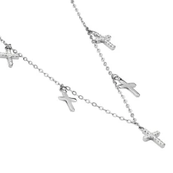 Histoire d'Or Collier Ivah Argent Blanc Oxyde De Zirconium