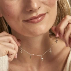 Histoire d'Or Collier Ivah Argent Blanc Oxyde De Zirconium