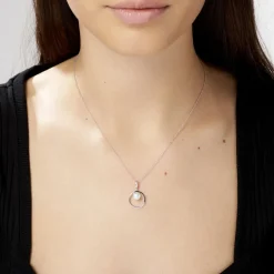 Histoire d'Or Collier Ivana Argent Blanc Perle De Culture