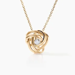 Histoire d'Or Collier Iwaki Plaqué Or Jaune Oxyde De Zirconium