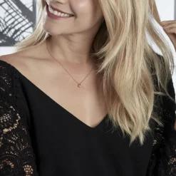 Histoire d'Or Collier Jannea Argent Rose Oxyde De Zirconium