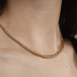 Histoire d'Or Collier Jany Danilo Maille Palmier