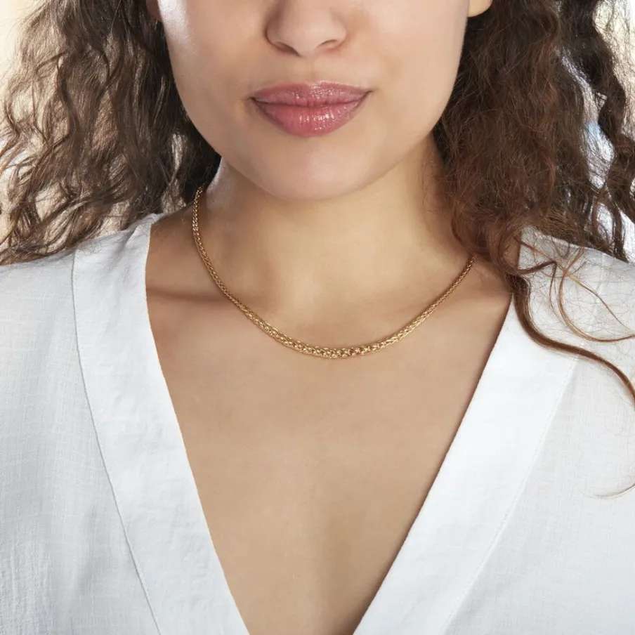 Histoire d'Or Collier Jany Danilo Maille Palmier