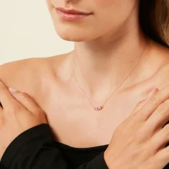 Histoire d'Or Collier Jardin Secret Or Jaune Améthyste