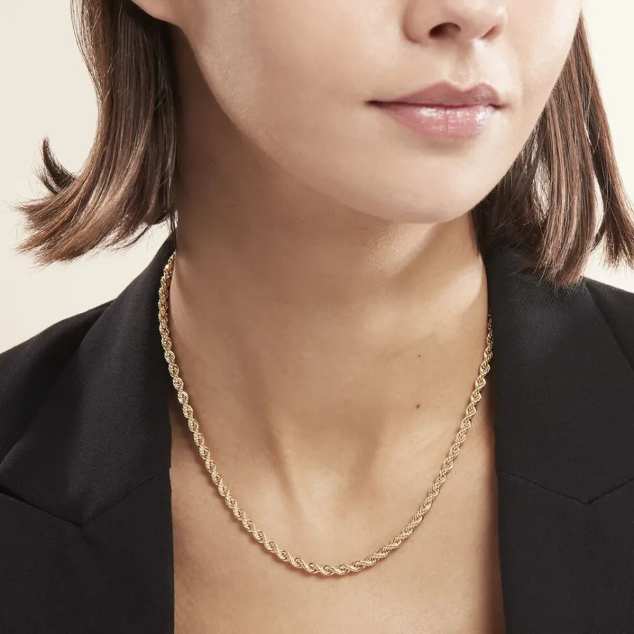 Histoire d'Or Collier Jerry Maille Corde