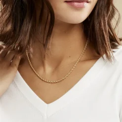 Histoire d'Or Collier Jerry Maille Corde