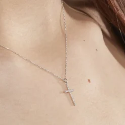 Histoire d'Or Collier Jezabel Or Blanc Diamant