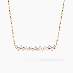 Histoire d'Or Collier Jodene Or Jaune Diamant Synthétique