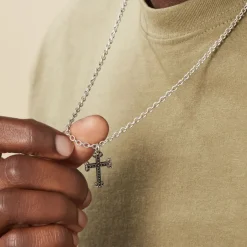 Histoire d'Or Collier Jodoc Acier Blanc