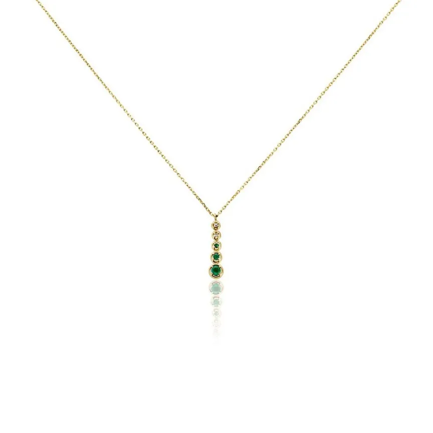 Collier Josephine Or Jaune Emeraude-Histoire d'Or Clearance