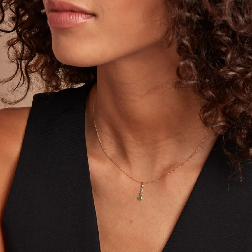 Collier Josephine Or Jaune Emeraude-Histoire d'Or Clearance