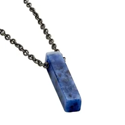 Collier Acier Noir Sodalite-JOURDAN Best