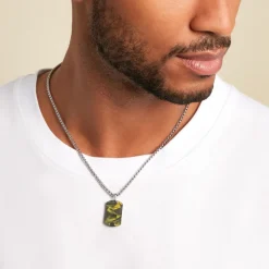 JOURDAN Collier Azeneth Acier Argenté