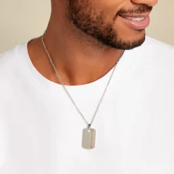 JOURDAN Collier Nunko Acier Argenté