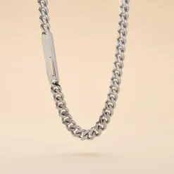 JOURDAN Collier Olympe Acier Blanc