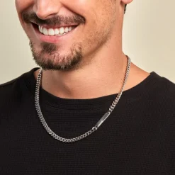 JOURDAN Collier Olympe Acier Blanc