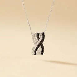 Histoire d'Or Collier Julianne Or Blanc Diamant