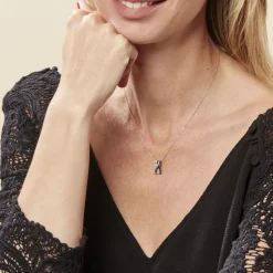 Histoire d'Or Collier Julianne Or Blanc Diamant