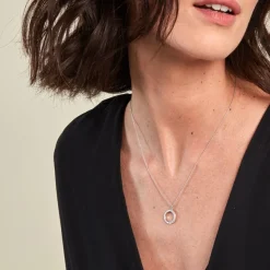 Histoire d'Or Collier Kéa Argent Blanc Oxyde De Zirconium