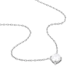 Histoire d'Or Collier Kariane Argent Blanc Oxyde De Zirconium