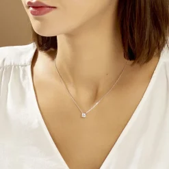 Histoire d'Or Collier Kariane Argent Blanc Oxyde De Zirconium