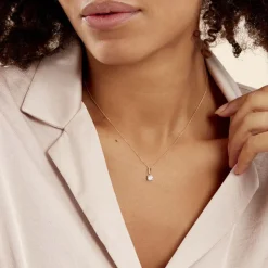 Histoire d'Or Collier Karlena Or Jaune Oxyde De Zirconium