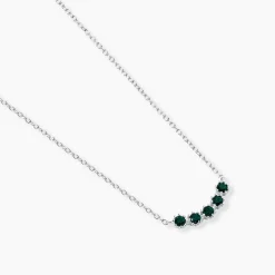 Collier Karrie Argent Blanc Oxyde De Zirconium-Histoire d'Or