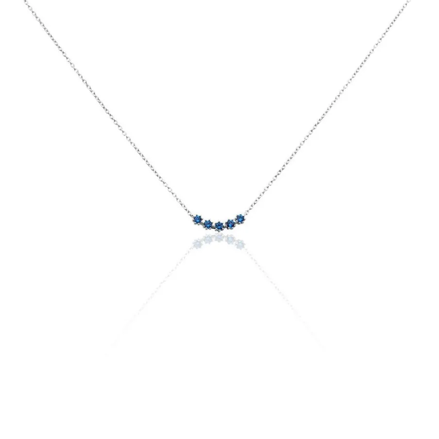 Histoire d'Or Collier Karrie Argent Blanc Oxyde De Zirconium