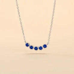 Histoire d'Or Collier Karrie Argent Blanc Oxyde De Zirconium