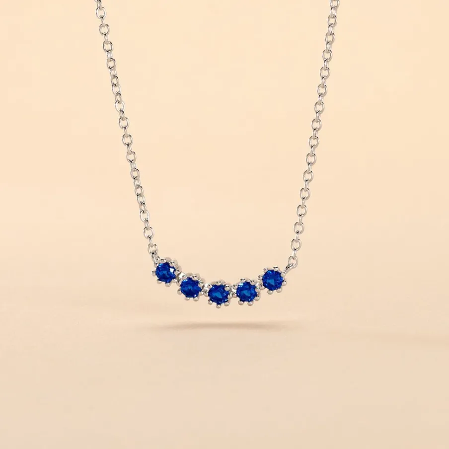 Histoire d'Or Collier Karrie Argent Blanc Oxyde De Zirconium