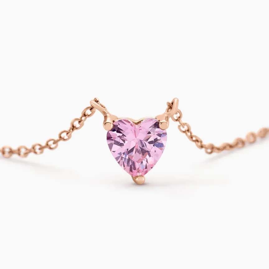 Collier Kelvyn Argent Rose Oxyde De Zirconium-Histoire d'Or Hot