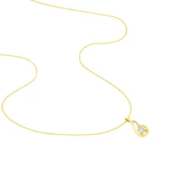 Histoire d'Or Collier Koline Or Jaune Oxyde De Zirconium
