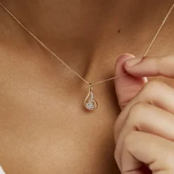 Histoire d'Or Collier Koline Or Jaune Oxyde De Zirconium