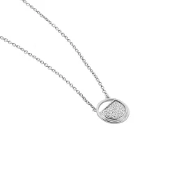 Collier Clara Argent Blanc Oxyde De Zirconium-LAETIZIA Online