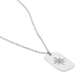 Histoire d'Or Collier Laig Argent Blanc Oxyde De Zirconium