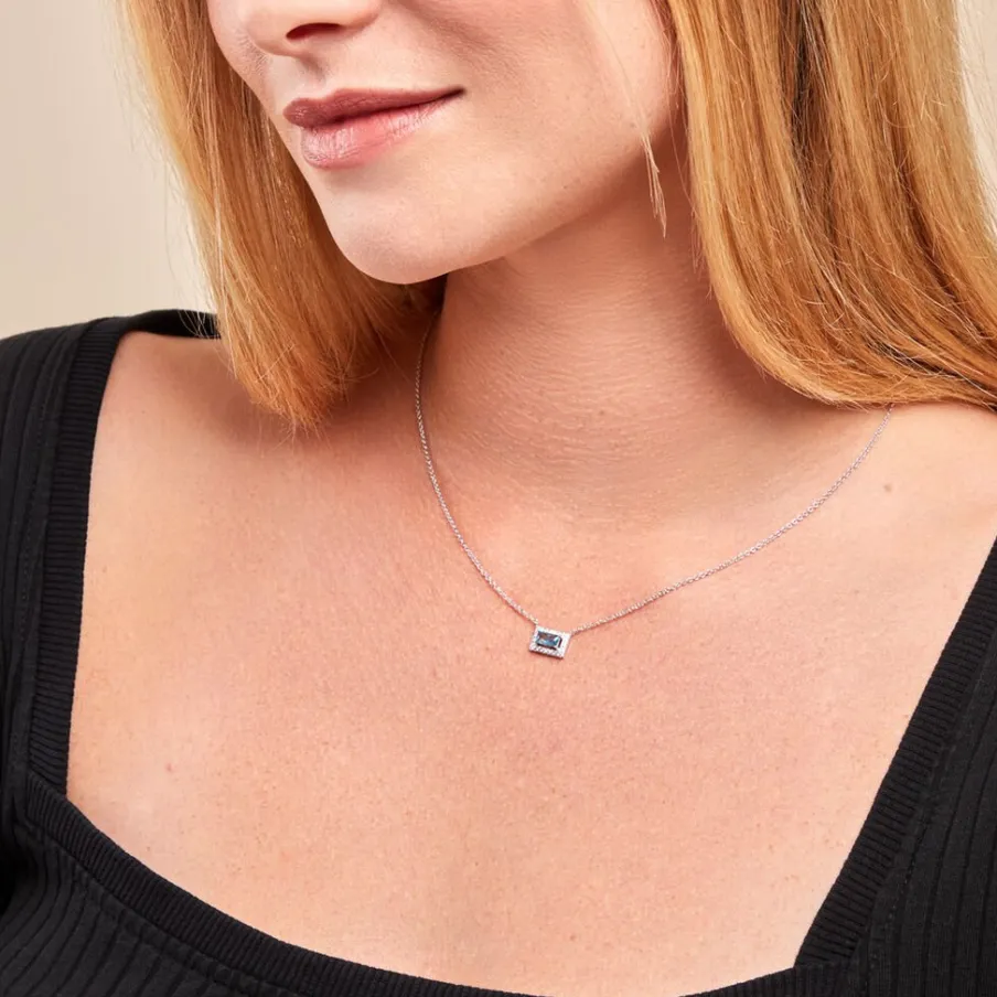 Histoire d'Or Collier Laurine Argent Blanc Oxyde De Zirconium