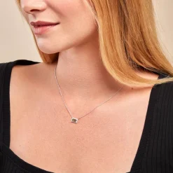 Collier Laurine Argent Blanc Oxyde De Zirconium-Histoire d'Or Sale